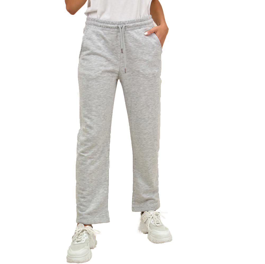 Παντελόνι jogger με φαρδύ μπατζάκι Γκρι 17534