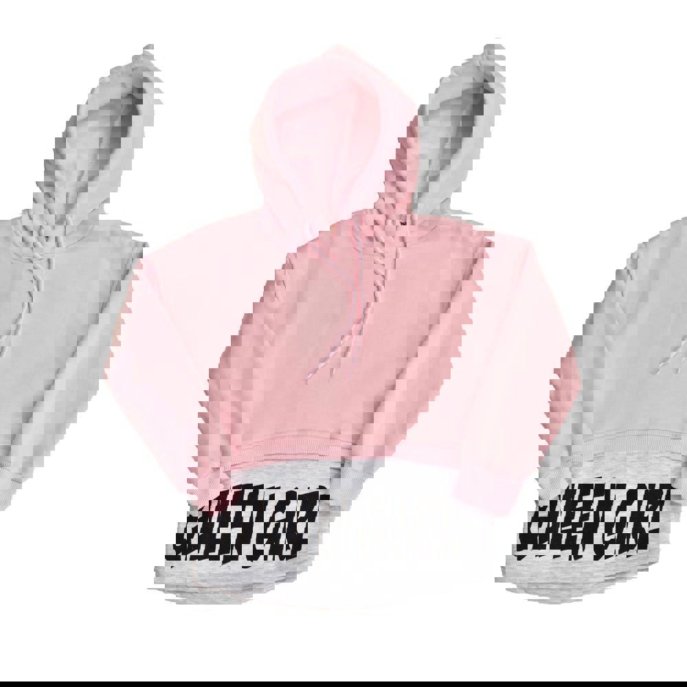 Παιδική μπλούζα με κουκούλα Απαλό Ροζ 17071