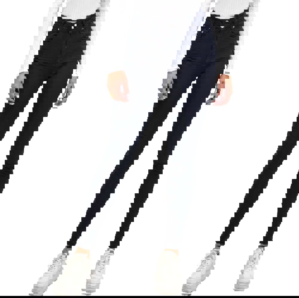 Γυναικείο τζιν μονόχρωμο Μπλε 22067