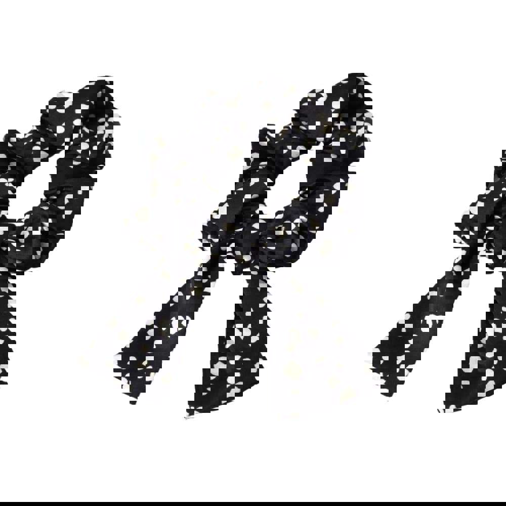 Αξεσουάρ μαλλιών Scrunchies πουά Μαύρο 23247