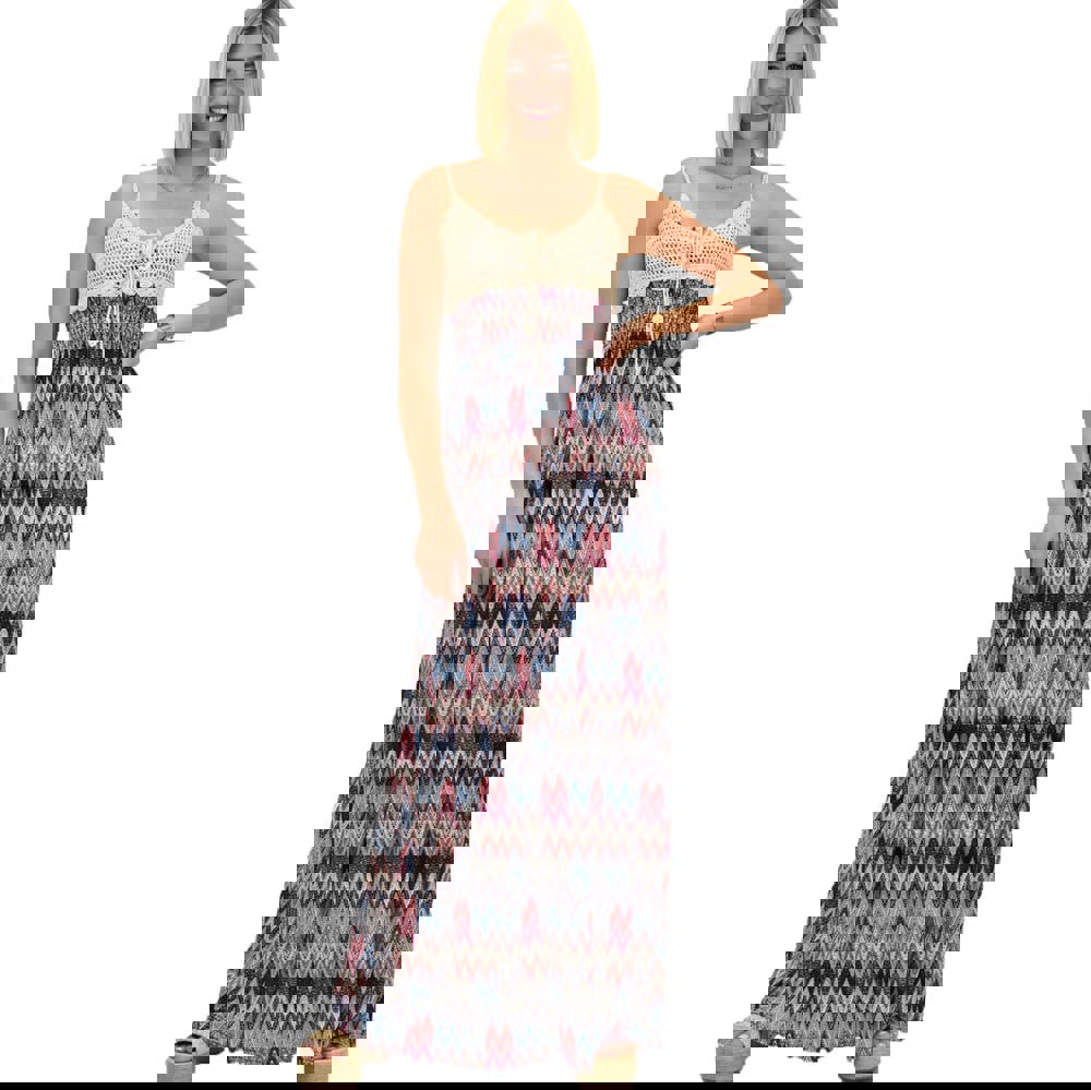 Γυναικείο φόρεμα με σχέδιο Μπλε 11611