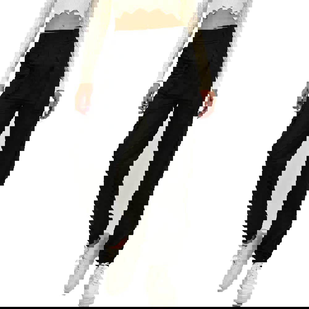 Γυναικείο παντελόνι cargo Μαύρο 21802