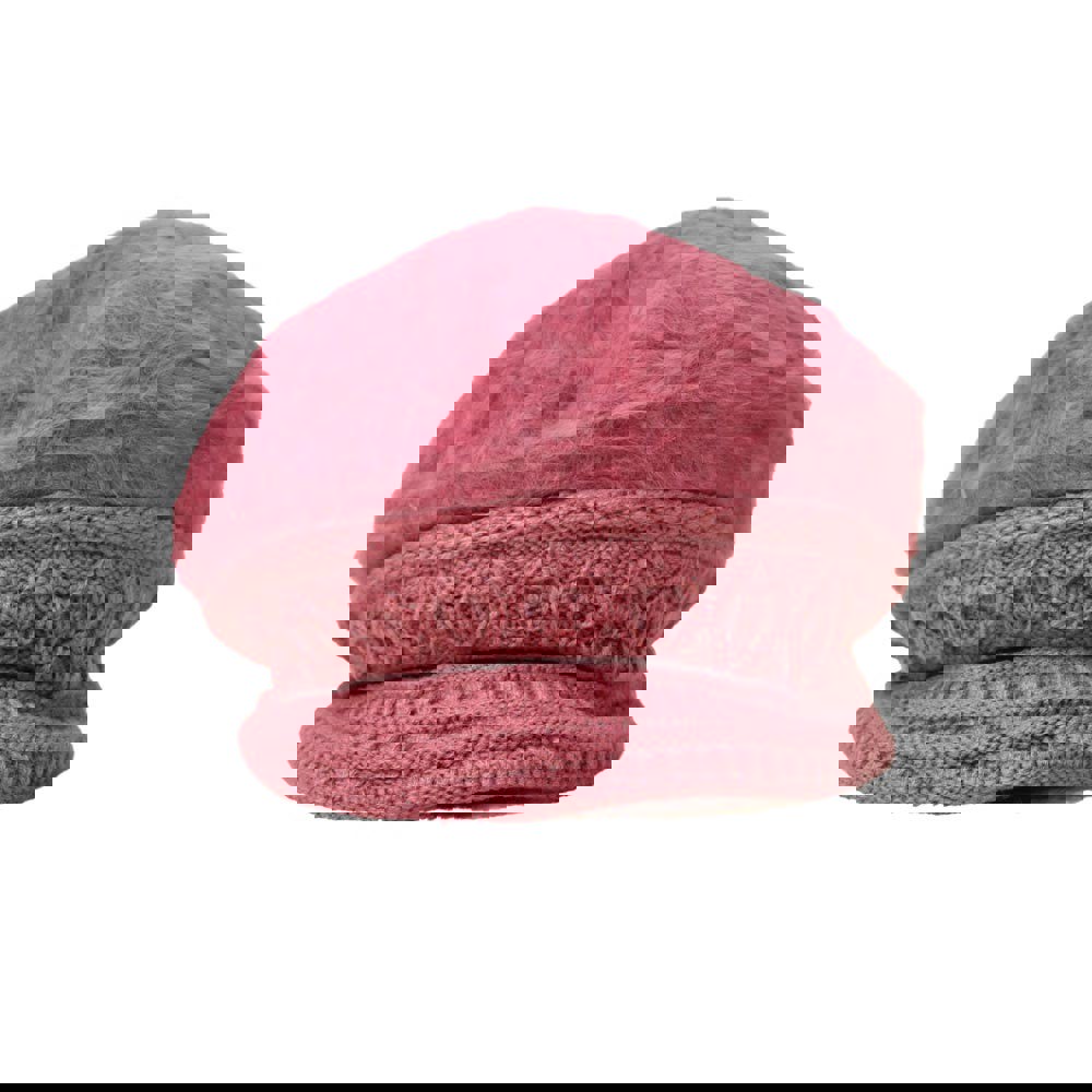 Potre OR Γυναικείο πλεκτό καπέλο με γείσο Σάπιο μήλο 22710