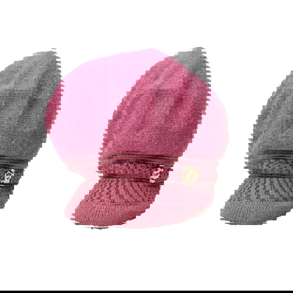 Potre OR Γυναικείο πλεκτό καπέλο με γείσο Σάπιο μήλο 22723