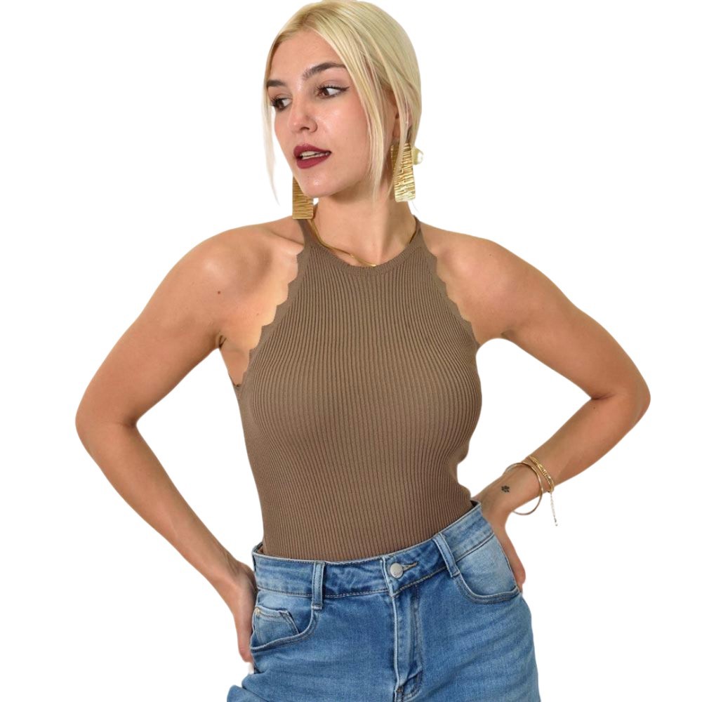 Γυναικείο τοπ τύπου ριπ Πούρο 24925