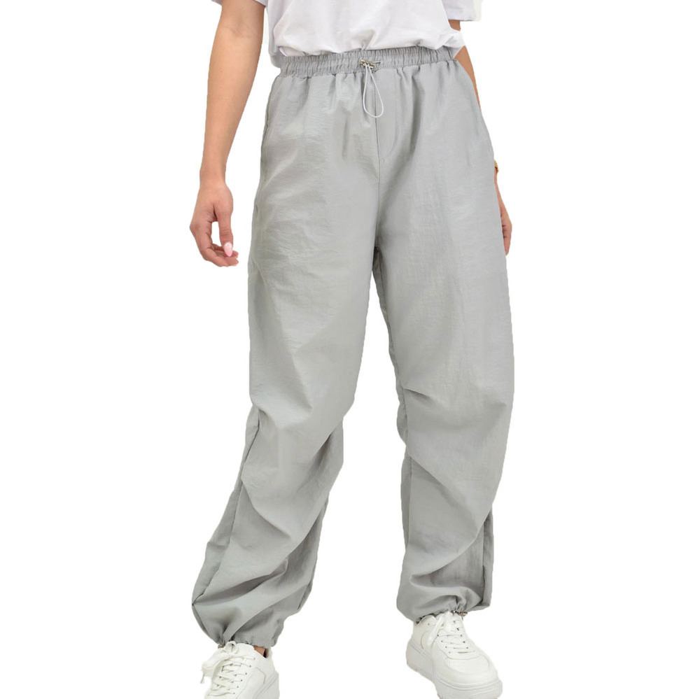 Γυναικείο παντελόνι baggy Γκρι 19535