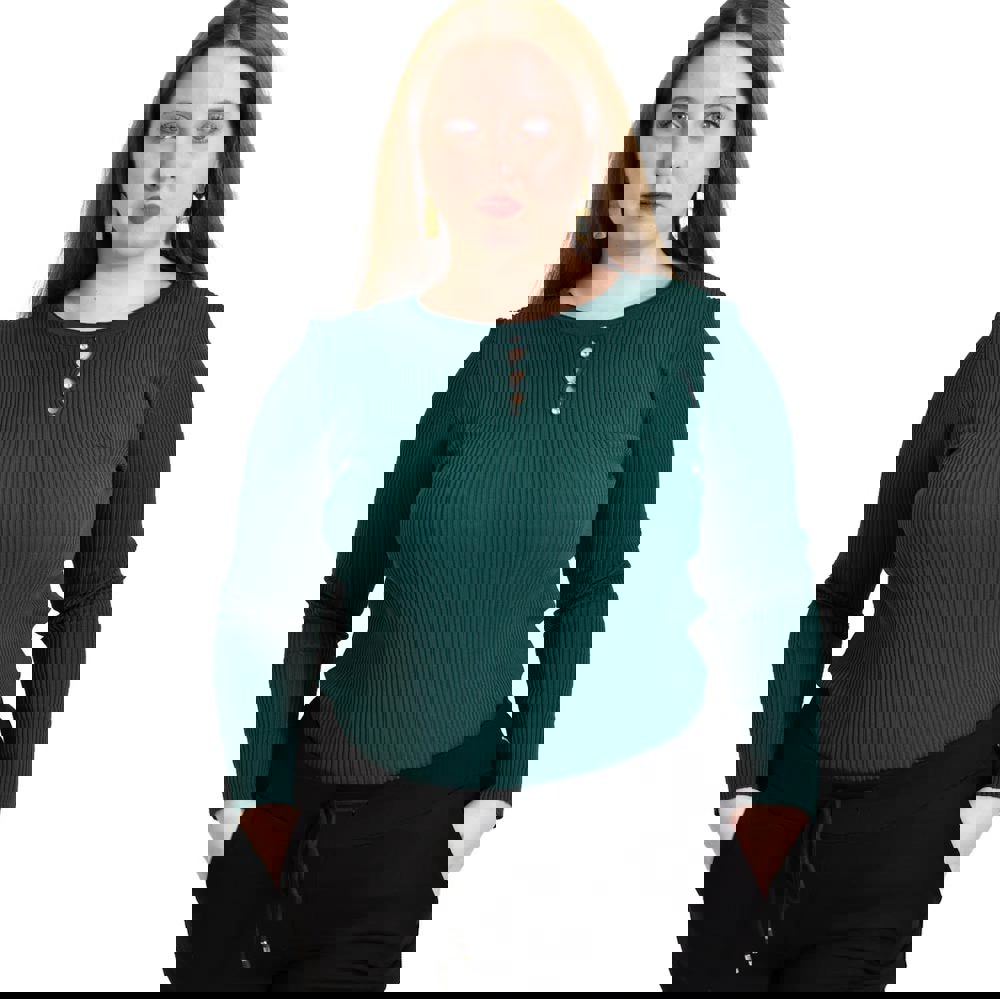 Γυναικείο Plus τοπ με στρας Κυπαρισσί 22379