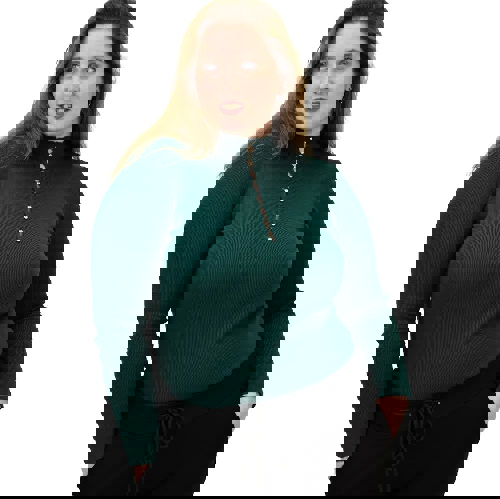 Γυναικείο Plus τοπ με στρας Κυπαρισσί 22383