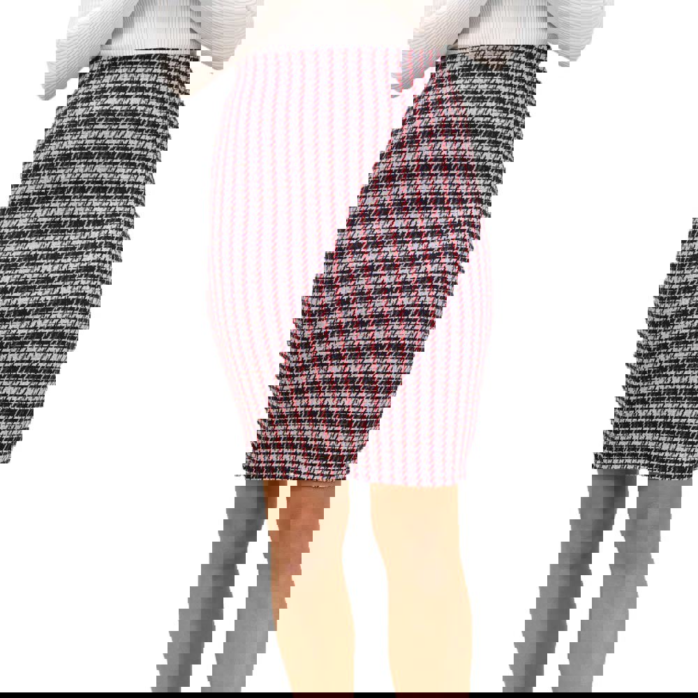 Μidi φούστα με λάστιχο στην μέση Μπλε Σκούρο 18557