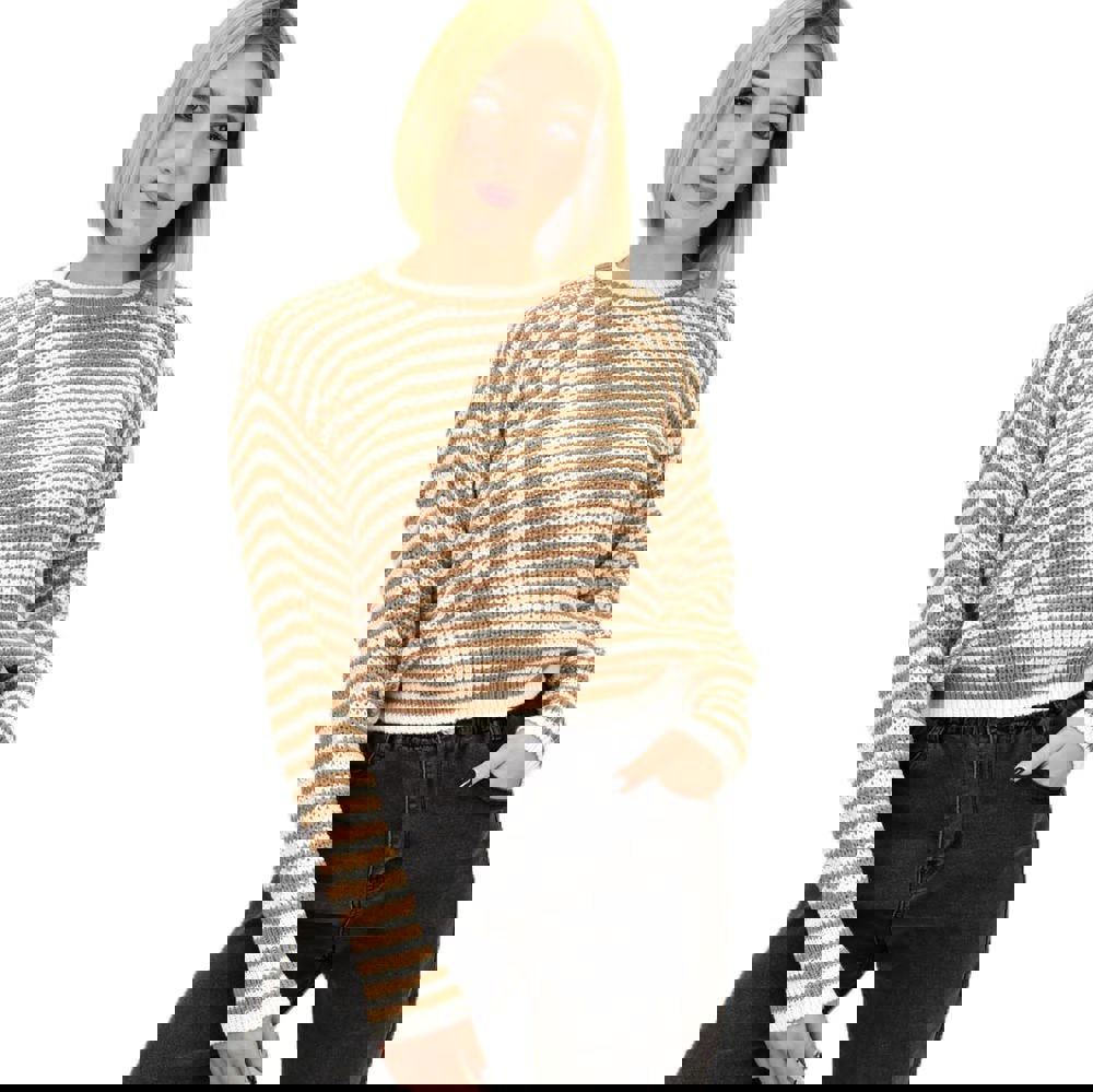 Γυναικεία μπλούζα strickpullover Μπεζ 18695