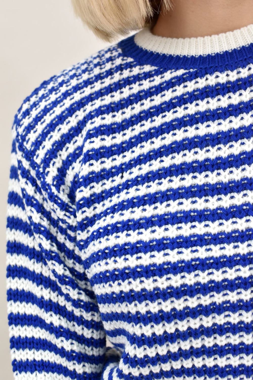 Γυναικεία μπλούζα strickpullover Μπλε Ρουά 18696 φωτογραφία