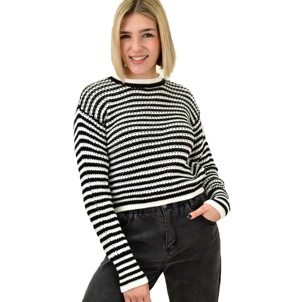 Γυναικεία μπλούζα strickpullover Μαύρο 18698