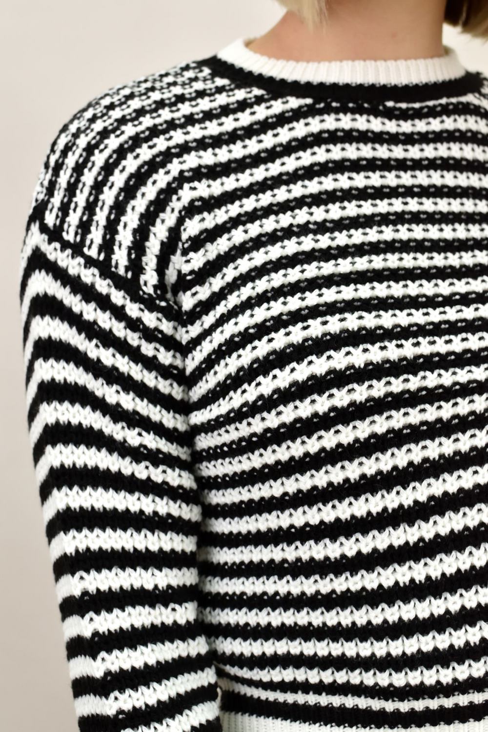 Γυναικεία μπλούζα strickpullover Μαύρο 18698 φωτογραφία