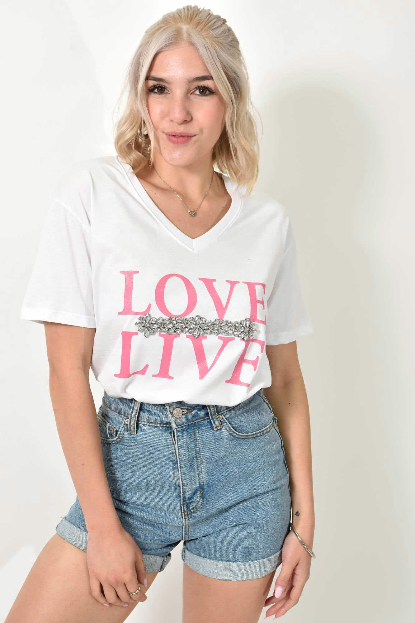 T-Shirt με στάμπα 