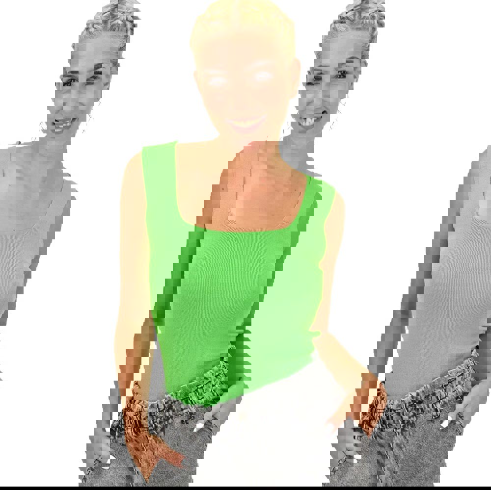 Γυναικείο εφαρμοστό τοπ Λαχανί 21611