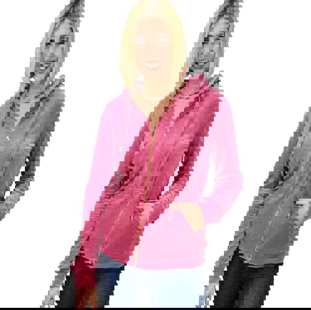 Βελουτέ ζακέτα ροζ Ροζ 18733