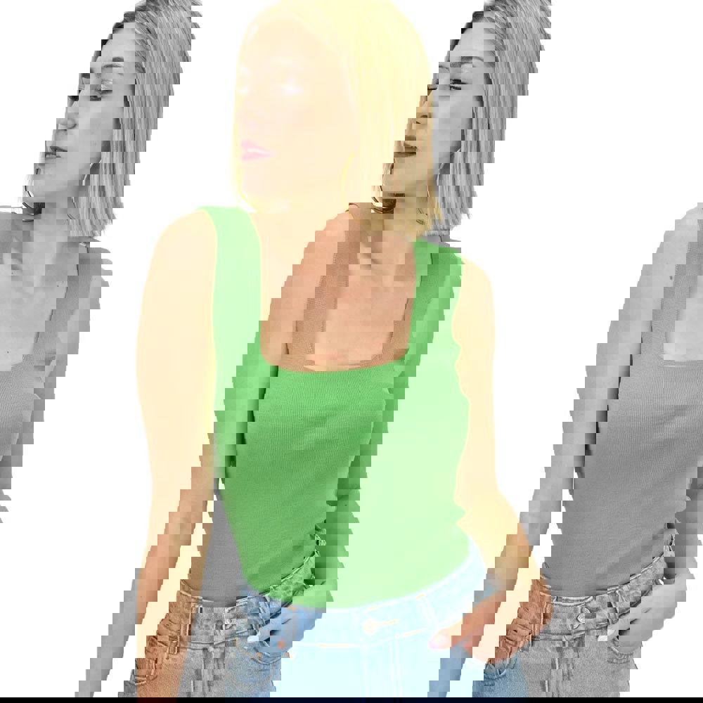 Γυναικείο εφαρμοστό τοπ Πράσινο 19201