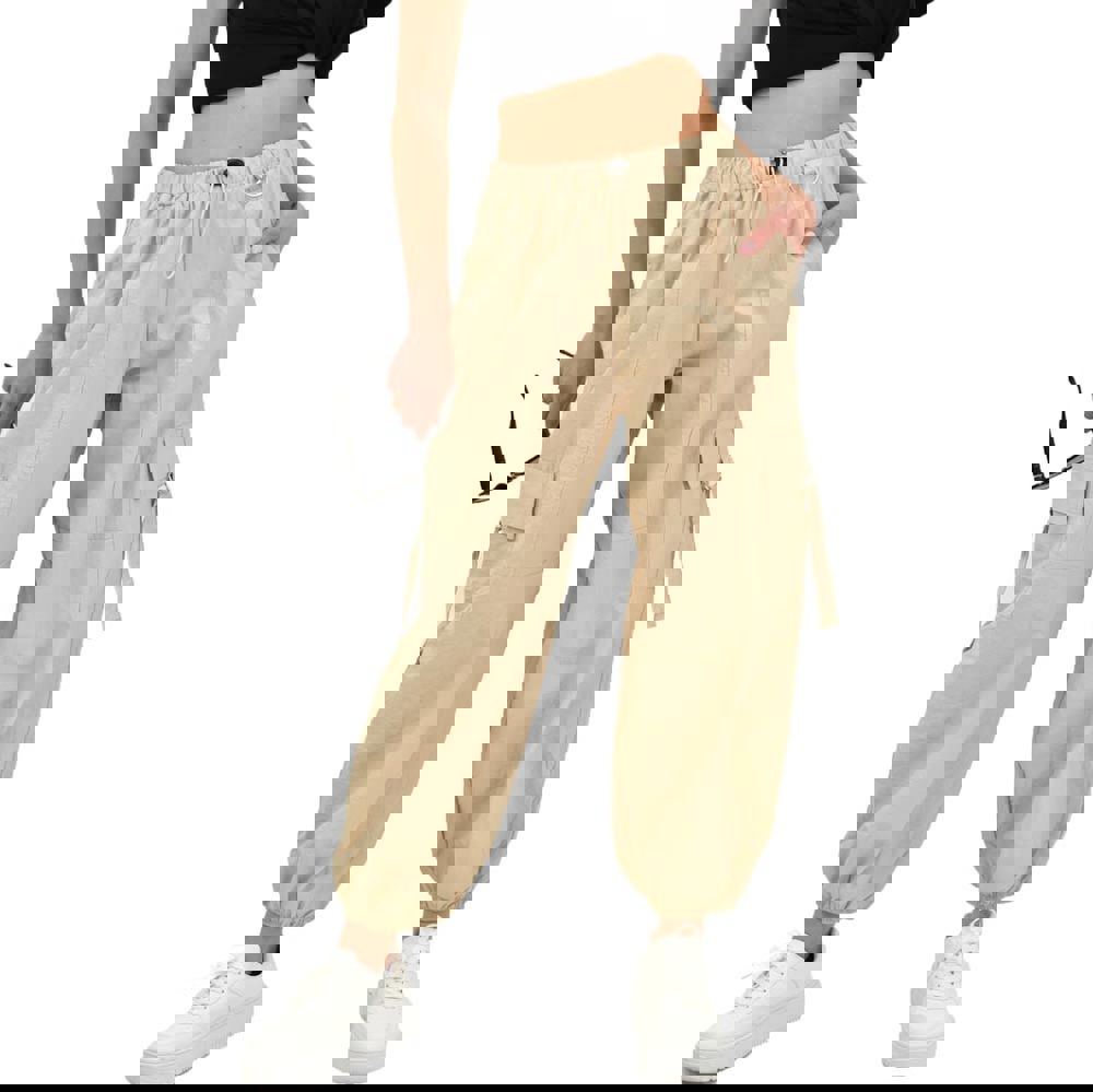 Γυναικείο παντελόνι cargo Μπεζ 19315