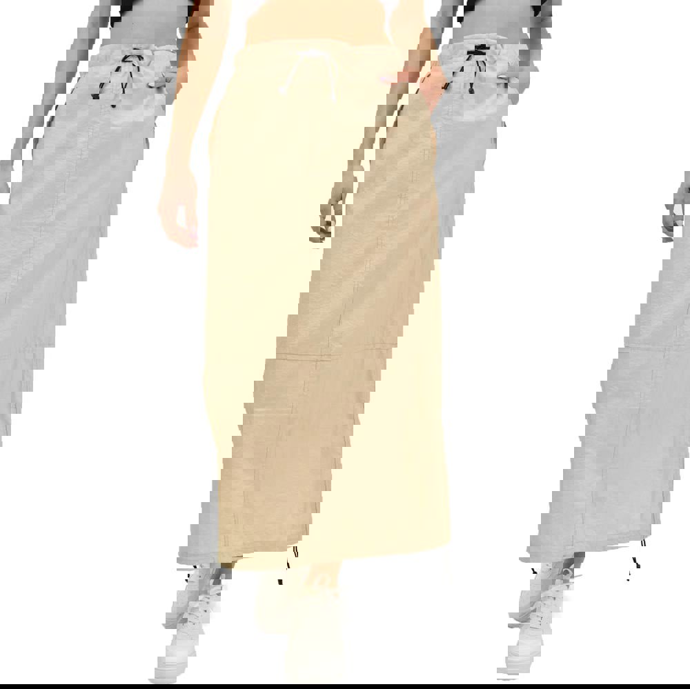 Γυναικεία φούστα ανάλαφρη Μπεζ 19340