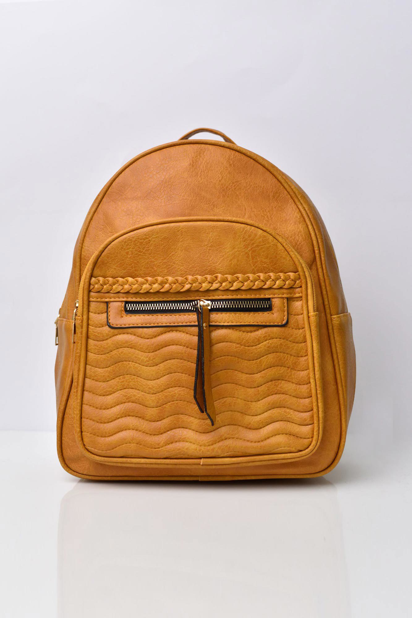 Γυναικεία τσάντα backpack με σχέδιο πλεξουδάκι Ταμπά 19881