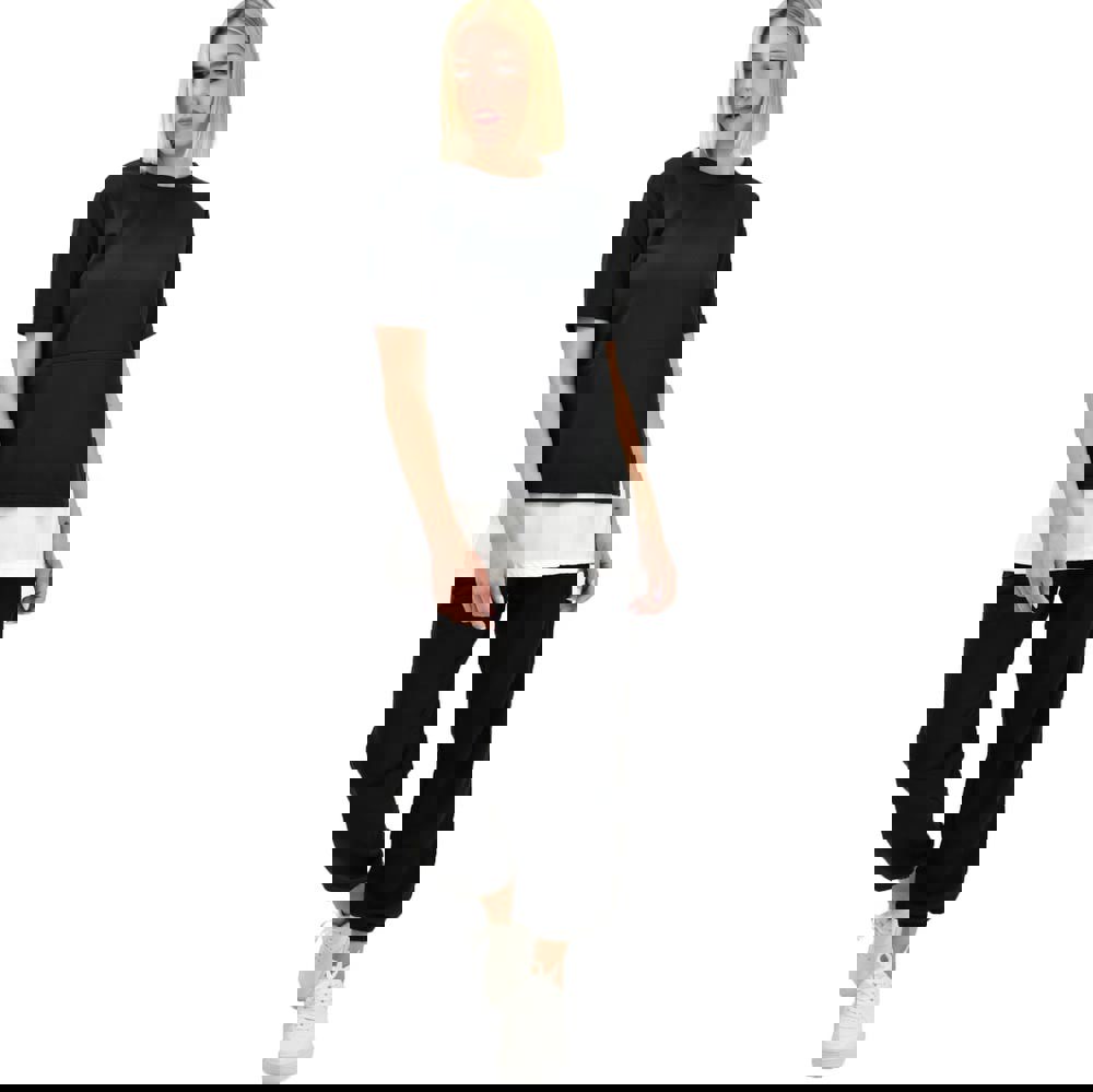 Γυναικείο αθλητικό σετ Μαύρο 10397