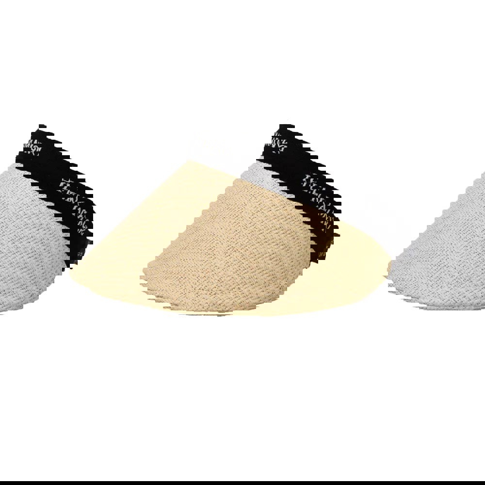 Γυναικείο ψάθινο καπέλο με γείσο Εκρού 20462