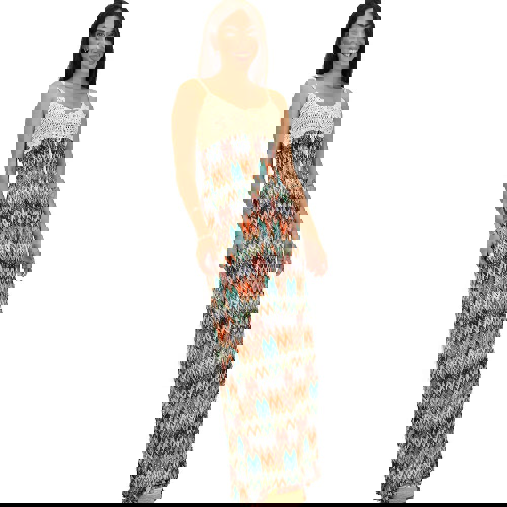 Γυναικείο φόρεμα με σχέδιο Βεραμάν 21757