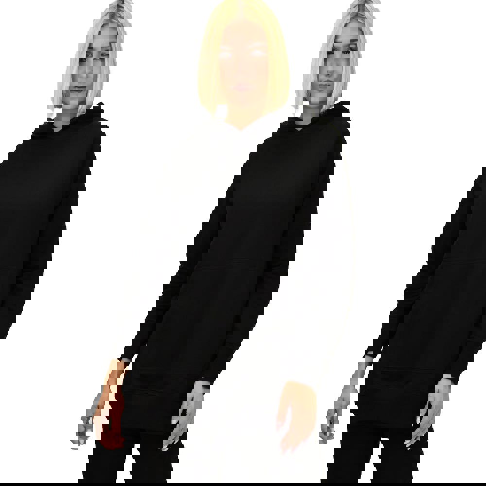 Γυναικείο φούτερ με κουκουλα Μαύρο 21798