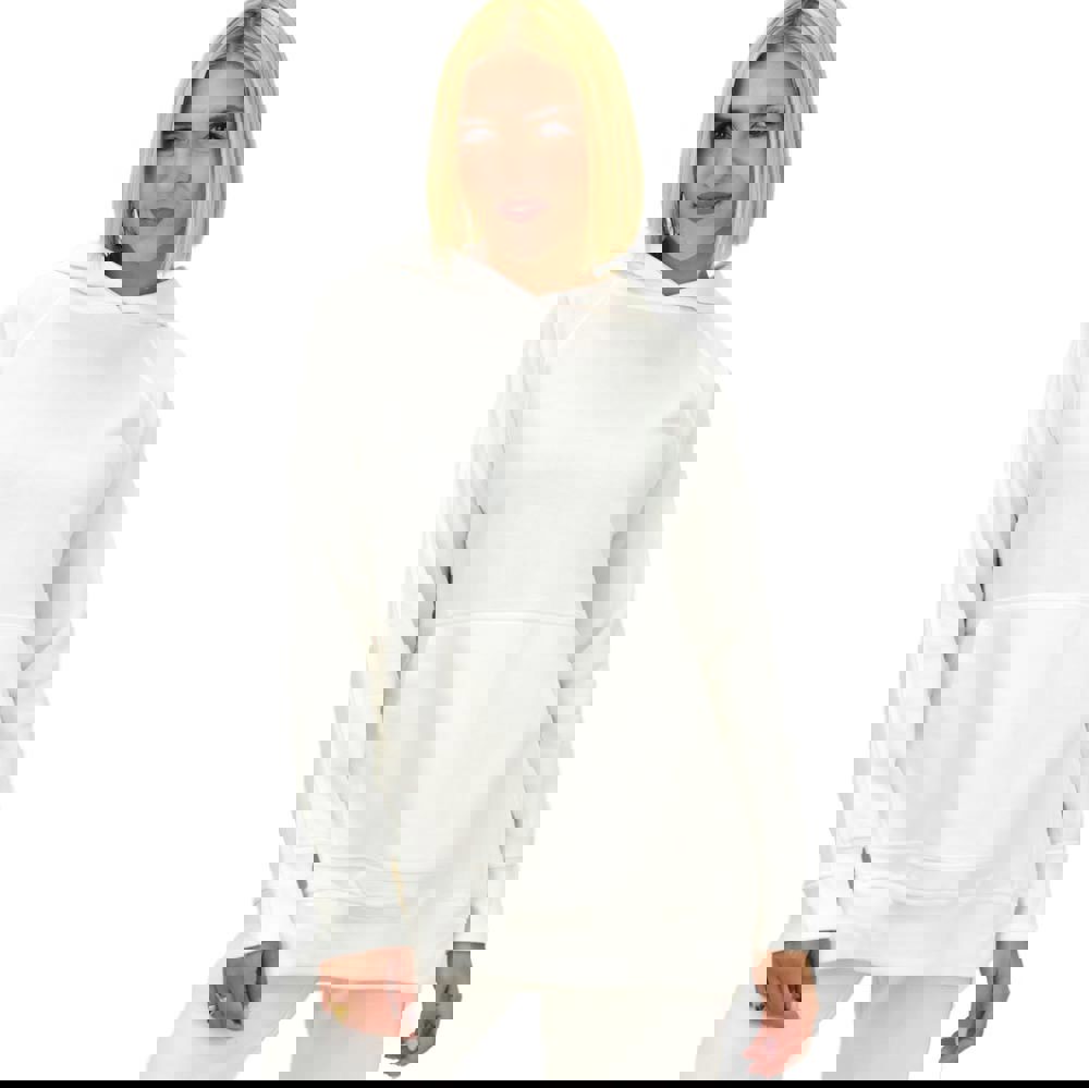 Γυναικείο φούτερ με κουκουλα Λευκό 21799