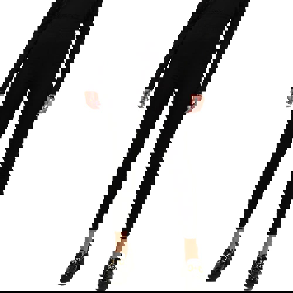 Γυναικείο ελαστικό κολάν Μαύρο 21847