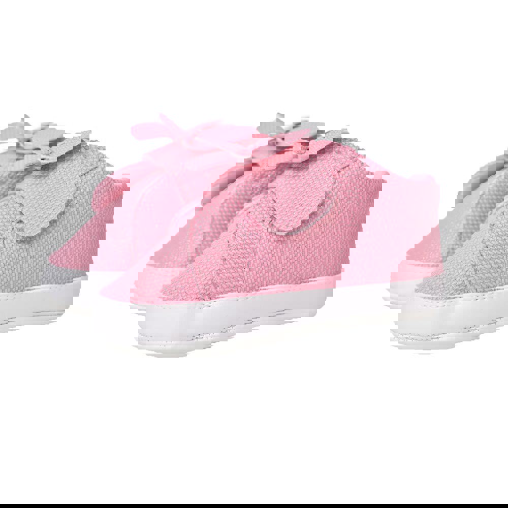 Βρεφικό παπούτσι με σχέδιο φιόγκο Ροζ 16071