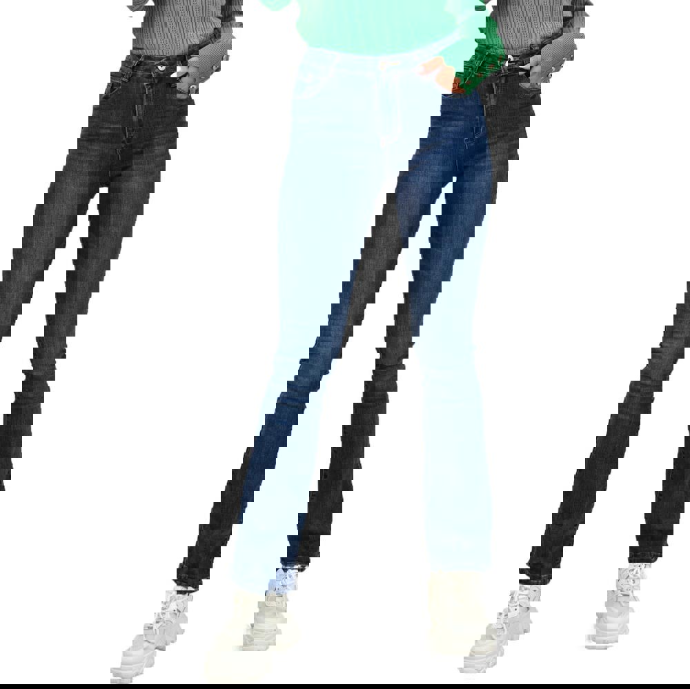 Τζιν μονόχρωμο με καμπάνα Τζιν 17505