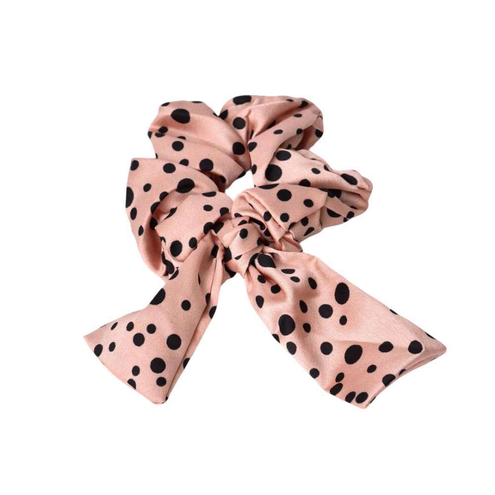 Αξεσουάρ μαλλιών Scrunchies πουά Μπεζ 23250