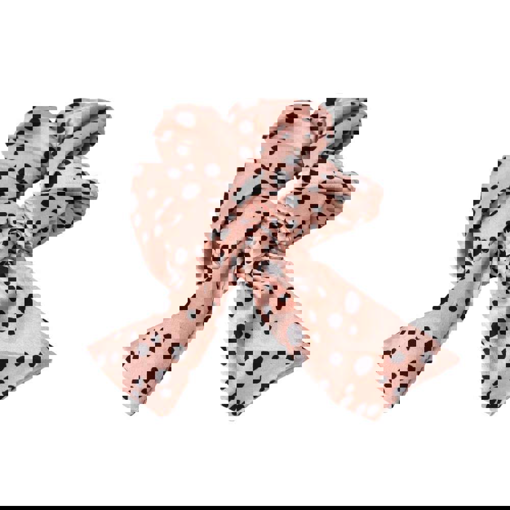 Αξεσουάρ μαλλιών Scrunchies πουά Μπεζ 23250