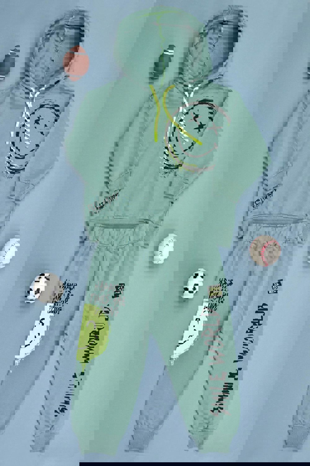 Παιδικό σετ με τύπωμα φατσούλα Βεραμάν 17018 φωτογραφία