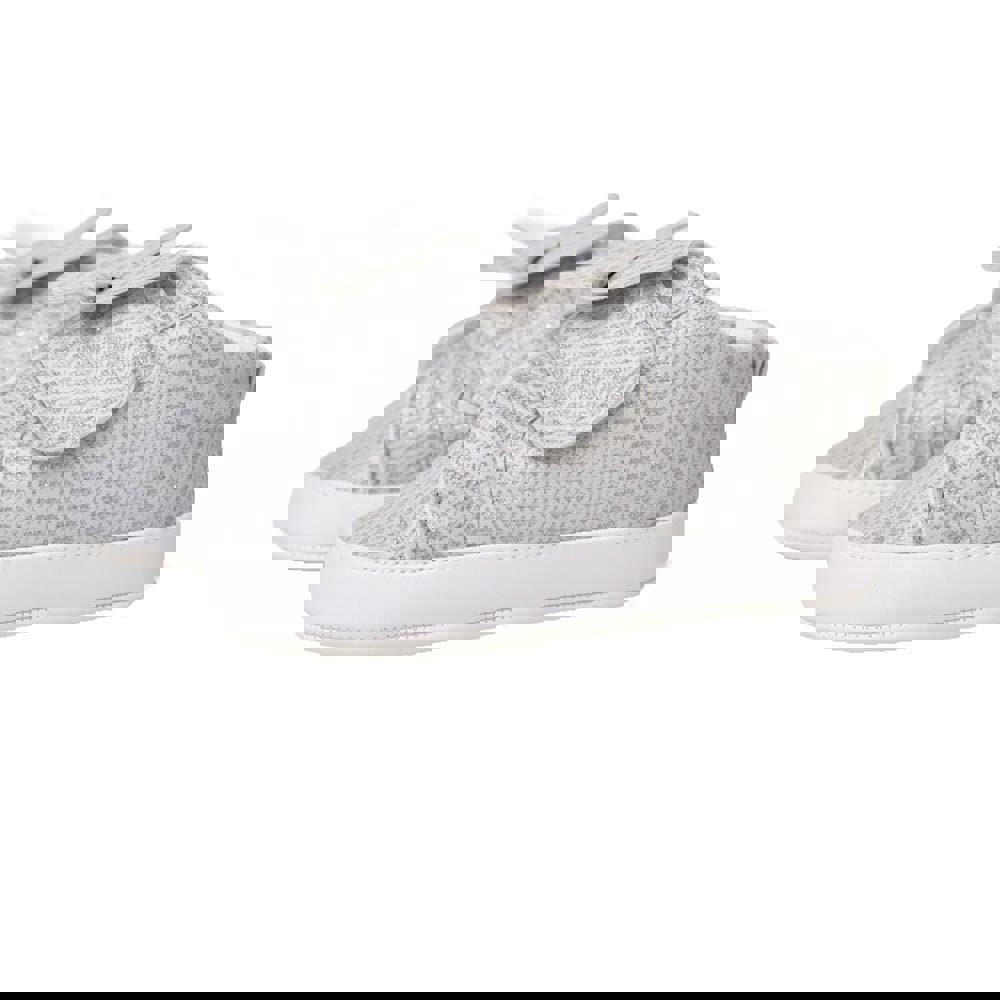 Βρεφικό παπούτσι με σχέδιο φιόγκο Γκρι 16072