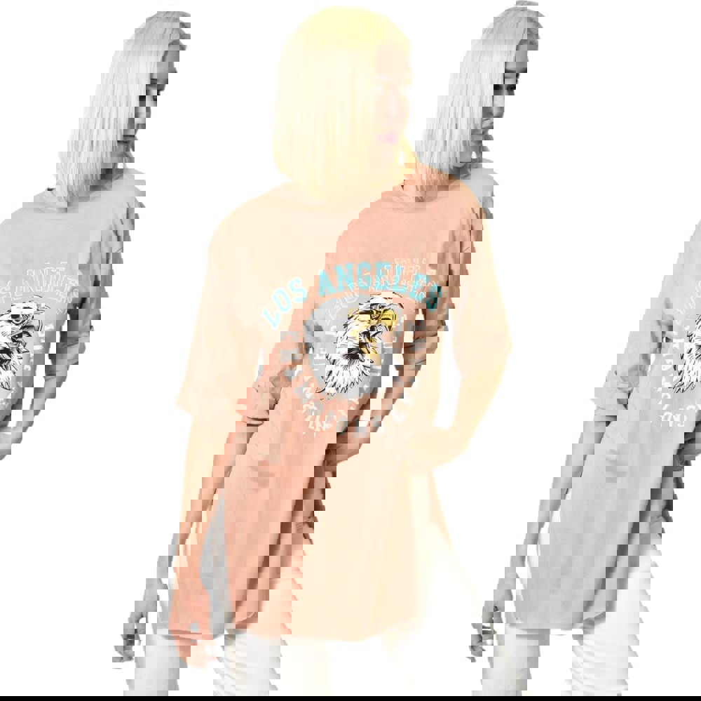 Μπλούζα μονόχρωμη με ανοίγματα και στάμπα Μπεζ 23679