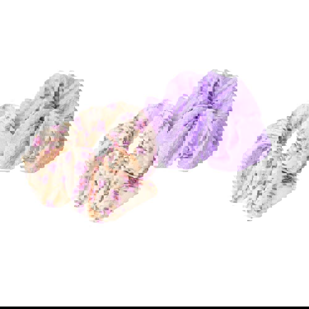 Αξεσουάρ μαλλιών Scrunchies 2 τμχ Εκρού 23241