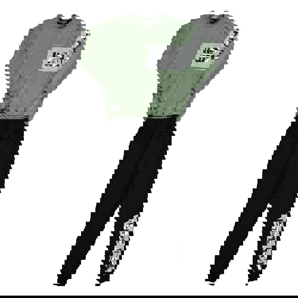 Παιδικό σετ με τύπωμα just run Λαδί 17104